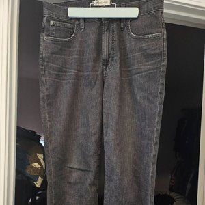 Women's Madewell Black Denim Jeans Sz 28p